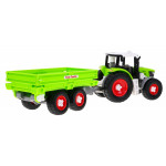 Farmársky traktor s prívesom